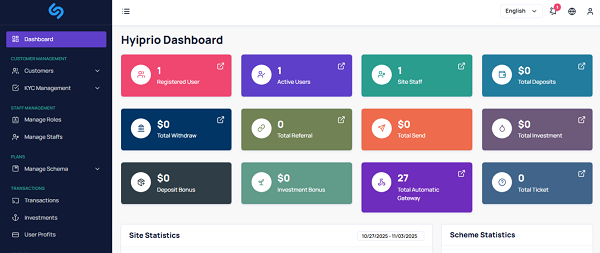 Hyip Rio - Advanced Hyip Investment Scheme With Ranking System PHP - Image 4