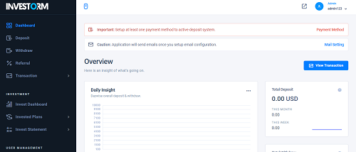 Investorm – Advanced HYIP Investment Management Platform - Image 2