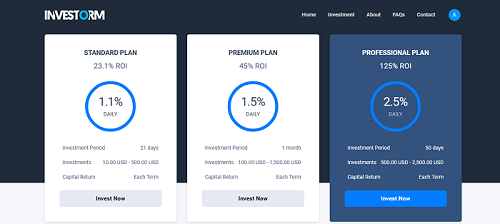 Investorm – Advanced HYIP Investment Management Platform